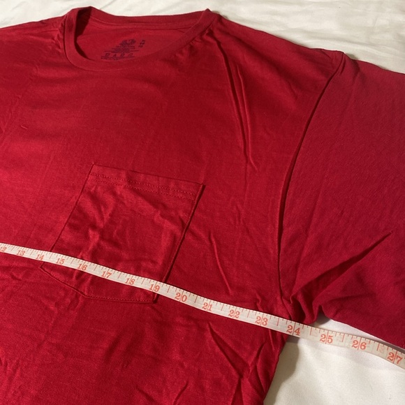 NWOT Fruit of the Loom 100% Cotton Pocket T-Shirt - Picture 5 of 13